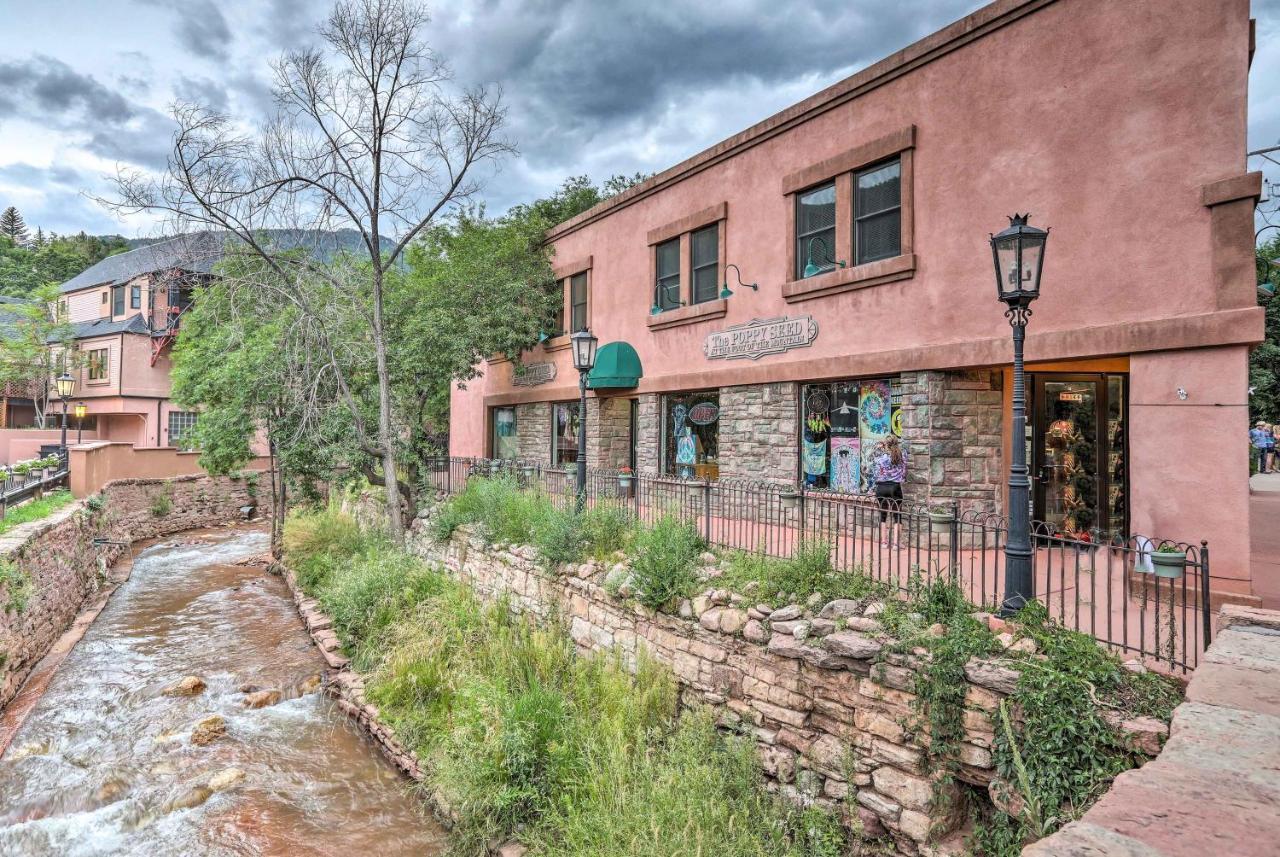 Downtown Manitou Springs Home Tranquil Creek View Exteriör bild