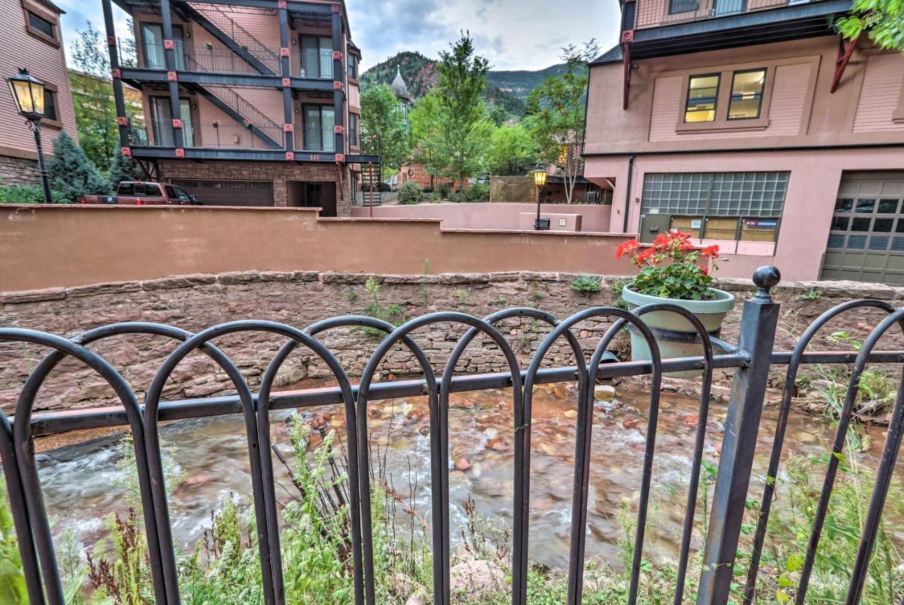 Downtown Manitou Springs Home Tranquil Creek View Exteriör bild